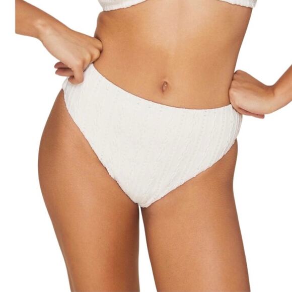 ANDIE Swim Bottom Women Sz M Eyelet 90’s Cottagecore Y2K Retro Boho Chick NWT - Picture 1 of 9